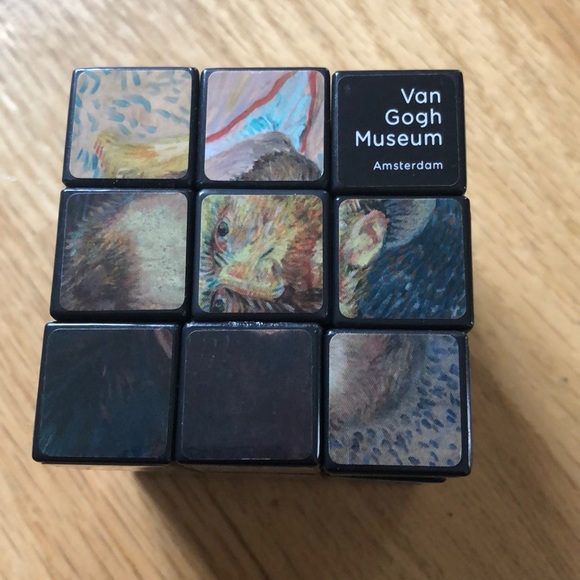 rubik's cube van gogh